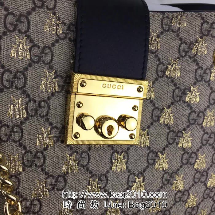 GUCCI古馳原單 新款高仿GUCCI新款專櫃品質原單貨實物實拍498156蜜蜂肩背包 HY1258